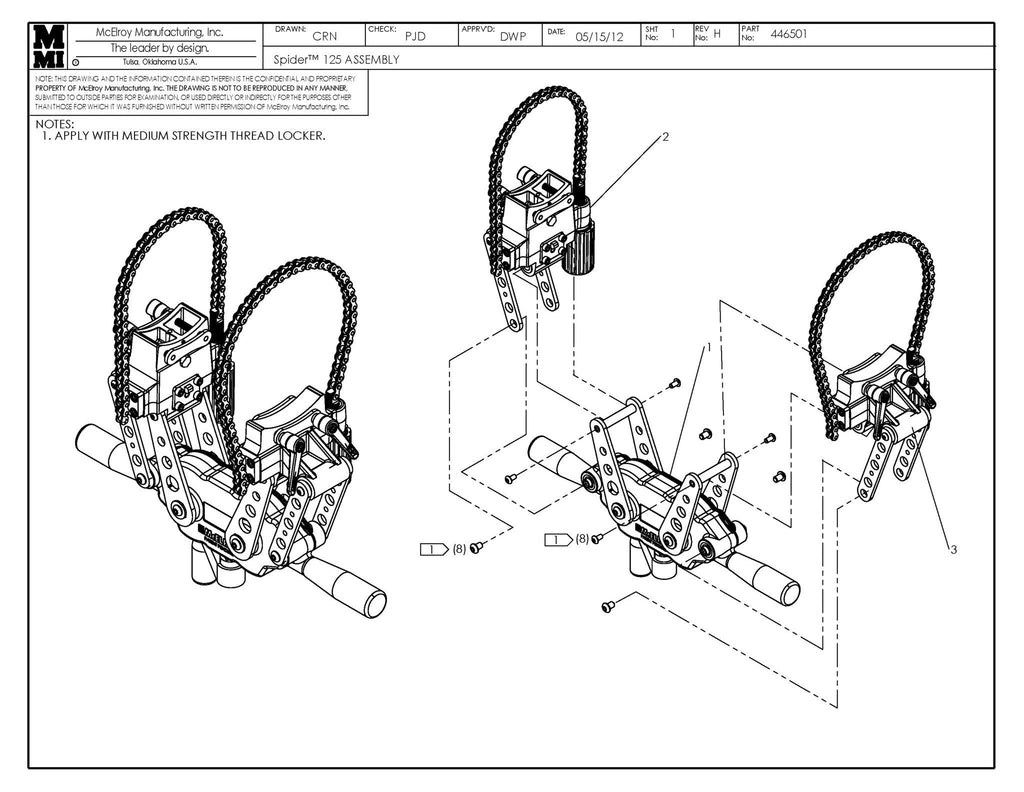 SPIDER 125 ASSY