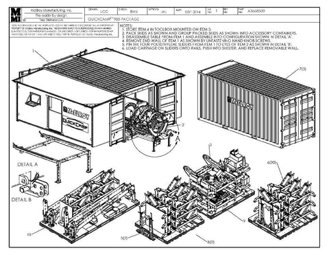 QUICKCAMP 900 MF 208/120 PAQUETE