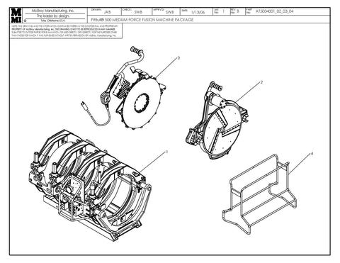 PB 500 MF F/M PKG MENOS FCR STD