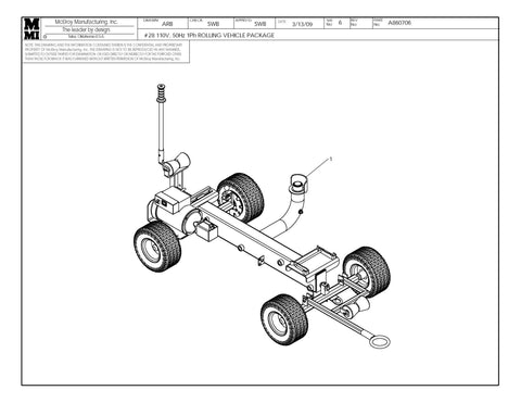 8 110,50,1 PAQUETE DE VEHICULO RODANTE