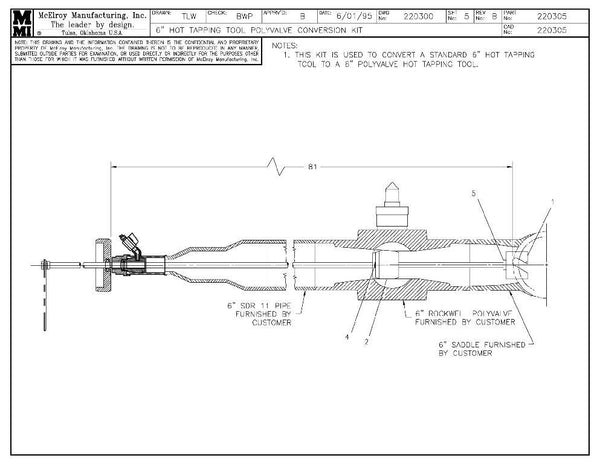 6IPS POLYVALVE KIT