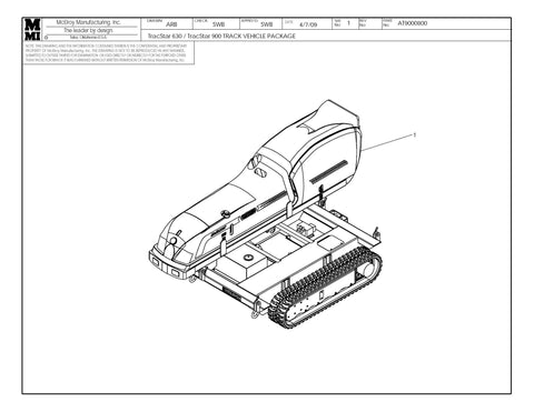 PAQUETE DE VEHÍCULO DE ORUGA T630/T900