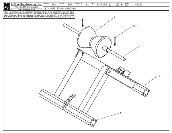 14 PIPE STAND ASSY