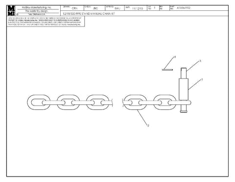 KIT DE CADENA MANUAL 12/18/500 PS