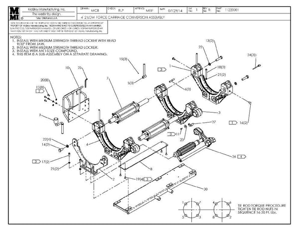 412 LF CARRIAGE CONVERSION ASY – Mcelroyparts.com