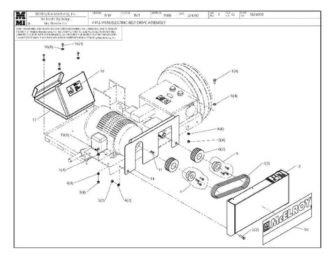 12/18 ELEC BELT DRIVE ASSY