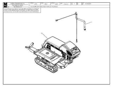 PAQUETE DE VEHÍCULO DE ORUGA T500 III